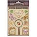Stamperia - Coloured Wooden Shapes for Scrapbooks, Albums, Cards, Bullet Journals and More, Laser Cut, Printed for Enhanced Detail, Perfect for Hobbies, Crafts and Gifting (All Around) (A5)