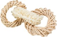 Trixie Luffaring Met Rotan-En Maïsblad Ring Naturel