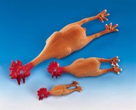 Nobby Latex Kip met Piep - 26 cm