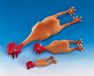 Nobby Latex Kip met Piep - 26 cm
