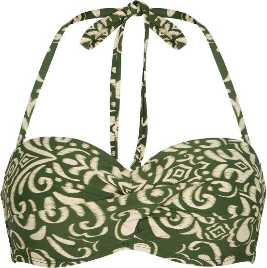 Hunkemöller Voorgevormde Beugel Bikinitop Cancun Groen 90F
