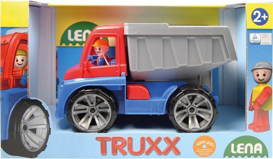 Lena Truxx Vrachtwagen - Rood/Blauw - 37cm