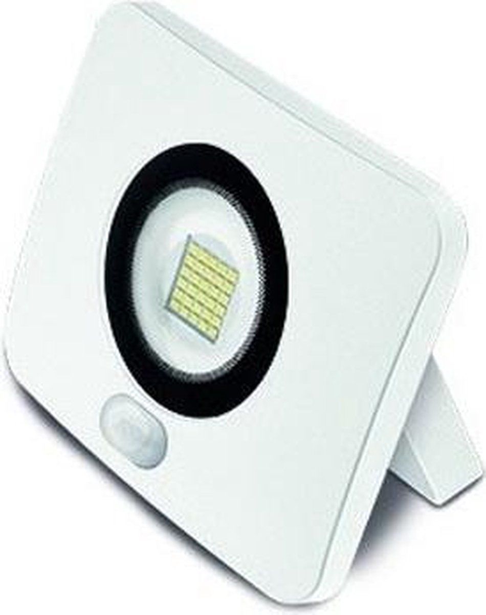 Led-schijnwerper, 10 W, 1000 Lm, 4000K, Warmwit, Voor Binnen En Buiten Verstelbare Montagebeugel Aluminium Zwart