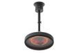 Chauffage de plafond, 2000 W, tube de carbone, 3 niveaux de chaleur, télécommande, IP65, résistant aux intempéries, réglable en hauteur, 51-66 cm, diamètre 44 cm