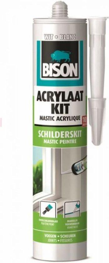 Bison Acrylaatkit Universeel wit koker 300 ml