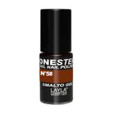 Layla Cosmetics One Step nagellak 5 ml Bruin