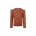 Koko Noko Rechtvallende Gebloemde Longsleeve Met Ruches - Bruin