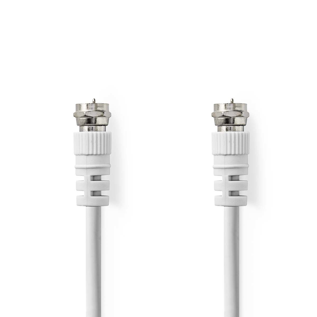 Nedis Coax Cable - 1m - F-Type - White