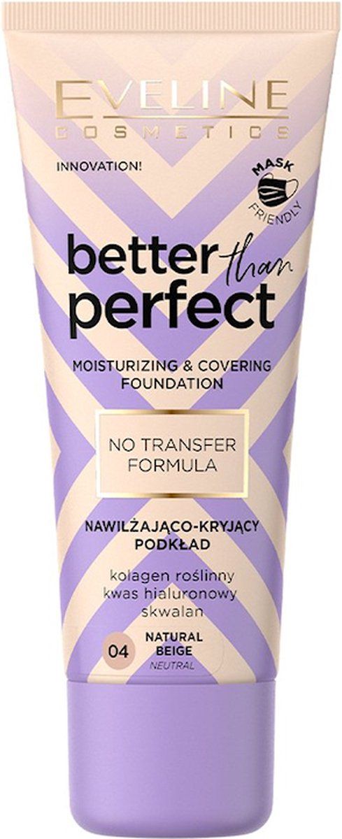 Eveline Cosmetics Better Than Perfect Moisturizing & Covering Foundation 04 Natural Beige Neutral