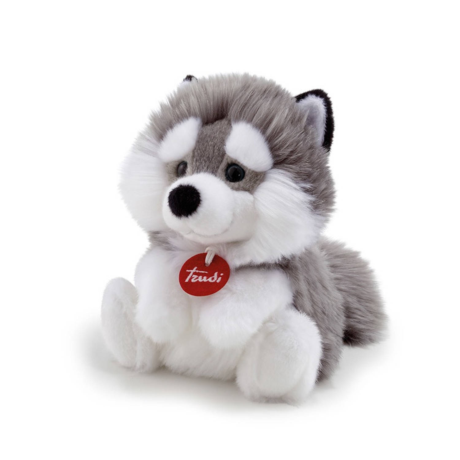 Trudi Pluchen Knuffelhusky 18 Cm Grijs