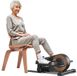 MERACH Crosstrainer - 8 Weerstanden Magnetisch - Fluisterstil <15dB - Geschikt voor Senioren - Pedalen Antiderapant - Scherm LCD