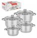 Florina Anter Set de 8 casseroles en Inox