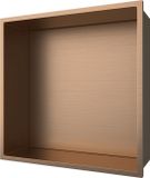 Aloni Inbouwnis Geborsteld Koper 30.5x30.5x10.0cm