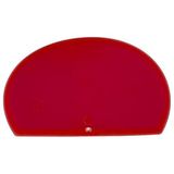 Maya Professional Tools 71916-3 ronde deegspatel, flexibel met metaal- en röntgenerkenning, FBK/levensmiddelhygiëne, 160 mm x 125 mm x 1,65 mm, rood