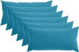 vidaXL - Coussin - HEERLEN - 6 pièces - Bleu clair - Polyester