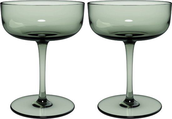 Villeroy & Boch Like Sage Champagneglazen - 2 stuks - Groen