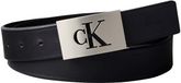 Calvin Klein Ceinture Cuir Homme Noir/Pewter Printemps/Été