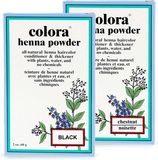 Colora Henna - Kleurpoeder - Neutral - Zwart - 60 gr