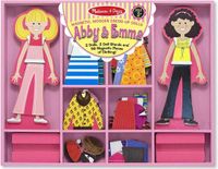 Melissa & Doug Magnetische Houten Aankleedpop Abby