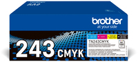 Brother TN-243CMYK Toner Cartridge - Black, Cyan, Magenta, Yellow - Original