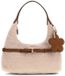 GUESS Taylor Mini Hobo Sac bandoulière Crème Blanc / Cognac