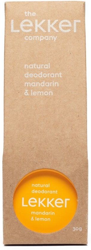 The Lekker Company Natural Deodorant Mandarin & Lemon