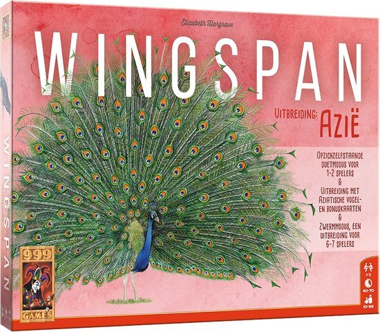 999 Games Wingspan uitbreiding: Azie Bordspel