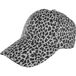 Merkloos PartyXplosion Carnaval verkleed pet - panterprint - zilver