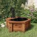 vidaXL Waterfontein met pomp, 57x57x53 cm, massief vurenhout