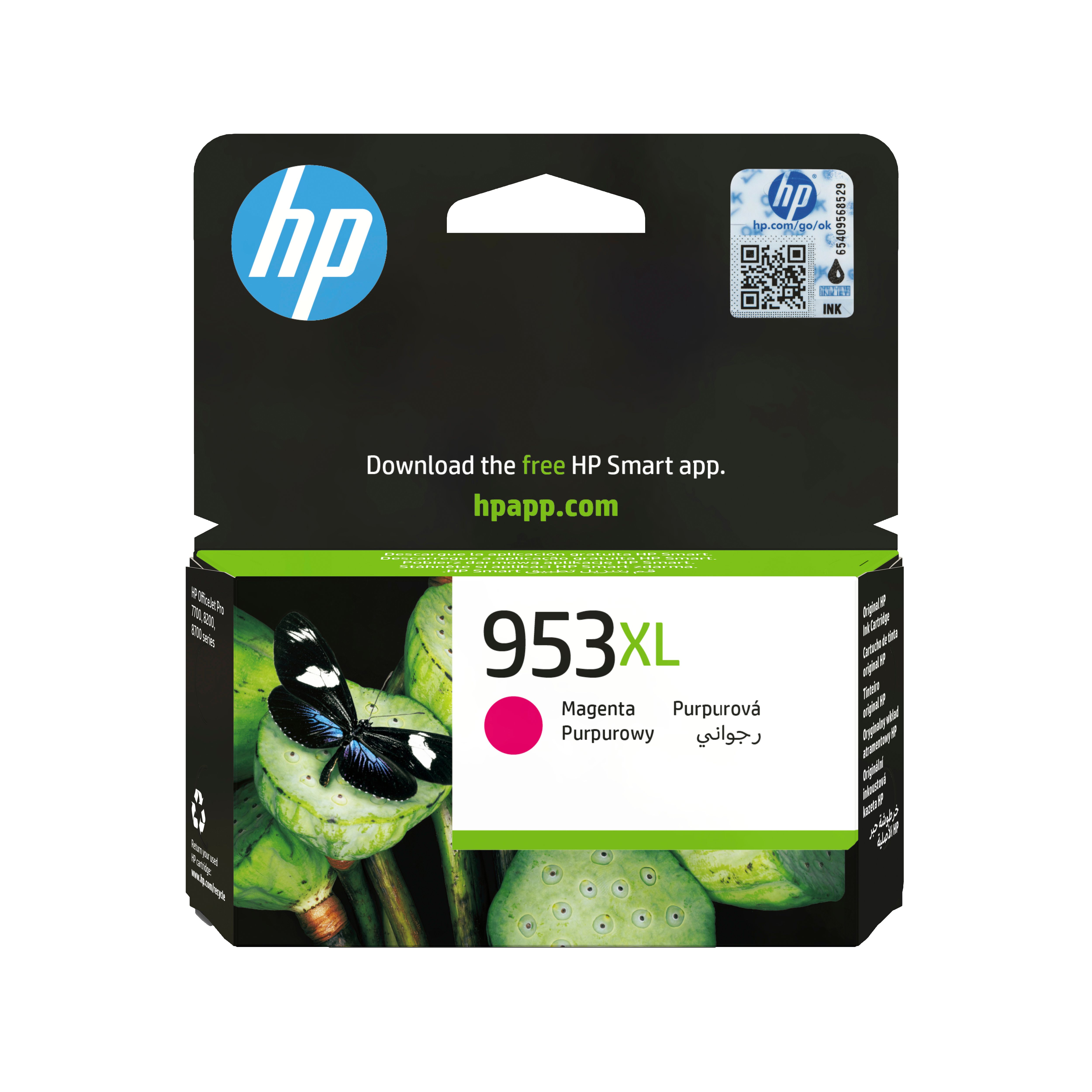 HP 953XL Magenta Ink Cartridge - High Capacity