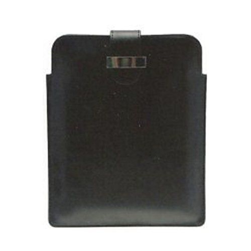 Leonardo Collection Zwart Leren iPad Draagtas in Geschenkdoos