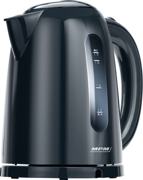 MPM MCZ-85/G1 Waterkoker - 1.7L - 2200W - Zwart - Met Anti-kalkfilter