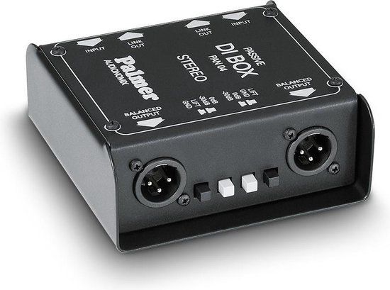 Palmer PAN 04 Stereo DI Box passief - DI boxen