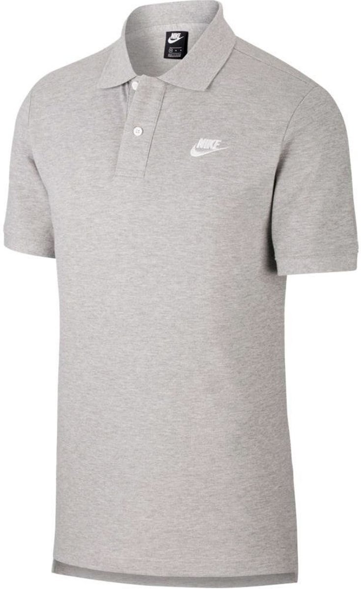 Nike Nsce Polo Matchup Pq Sportshirt Heren Dk Grey Heather/White
