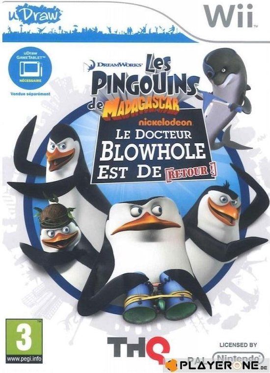 THQ Madagascar: Doctor Blowhole's Fun Land Party - Nintendo Wii