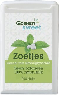 Greensweet Stevia Zoetjes Dispenser - 200 stuks