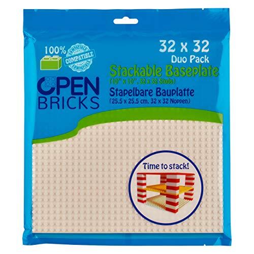 OPEN BRICK Open Bakstenen Bouwplaat 32x32 white