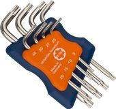 Rotec Jeu de clés Allen 8 pièces, long, Torx T9 - T40 (nickel)