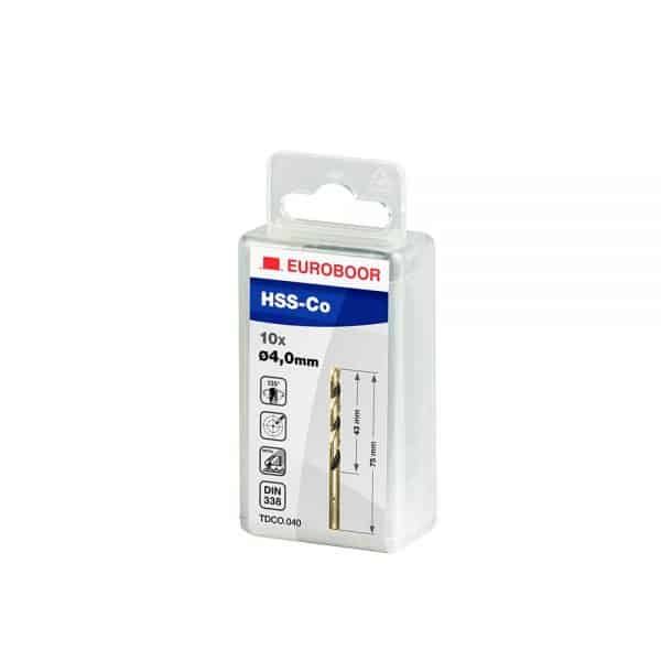 Euroboor HSS-Co spiraalboor DIN338 Ø5.8 mm | 10 st. - TDCO.058/3F