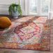 Safavieh Elegant tapijt, CRS507 modern 90 x 150 cm lichtblauw/fuchsia