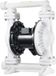 VEVOR Air Operated Double Diaphragm Pump, 94.64 LPM Max, Standard Inlet & Outlet Air Pneumatic Waste Oil Transfer Pump, Polypropylene Body, Dual Diaphragms, for Diesel, Grease, Kerosene, Gasoline