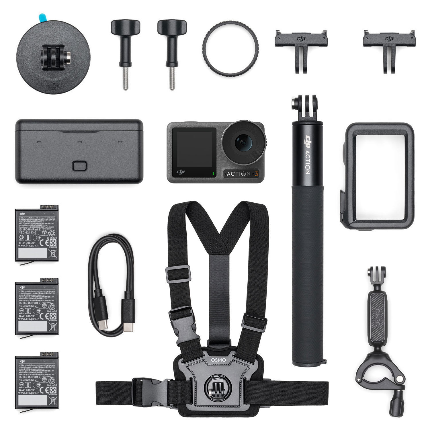 DJI DJI Osmo Action 3 Adventure Combo + Biking Accessory Kit