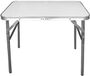 Merkloos Aluminium Campingtafel Inklapbaar 75 x 55 x 60 cm Zilver