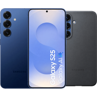 Samsung Galaxy S25 256GB Dark Blue 5G + Samsung Kidsuit Back Cover Black