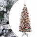 vidaXL Kunstkerstboom met kerstbal 150 cm 150 LED's Warmwit PVC en PE