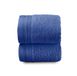 Top Towel Premium - Grote badhanddoeken - 2 gezichts- of bidethanddoeken, 30 x 50 cm, 100% katoen, 600 g, blauw