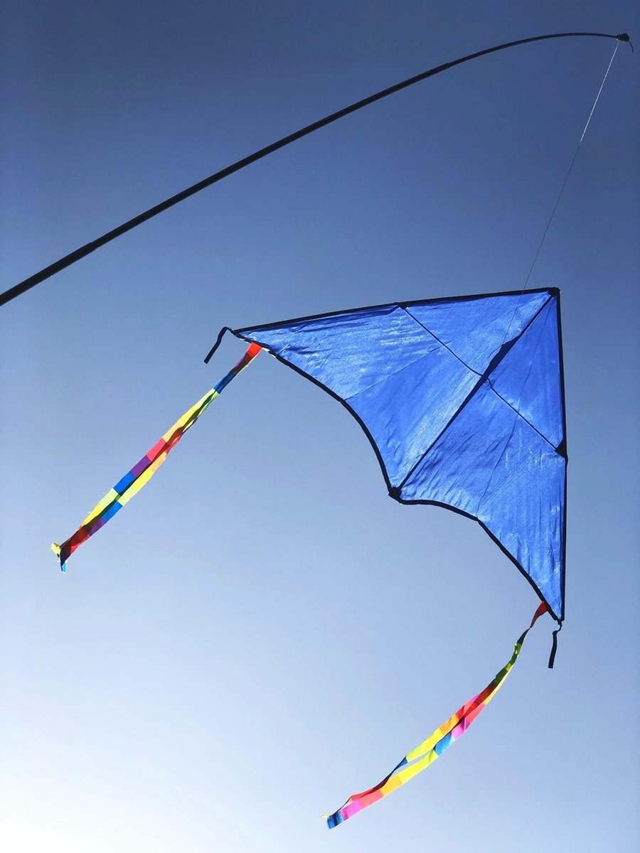 Vlieger Kite Finder - Strand - vind je ouders op het strand terug - Rood