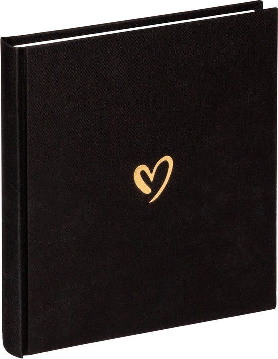 Walther Design Emotion Huwelijksalbum - 20x20 cm - Zwart