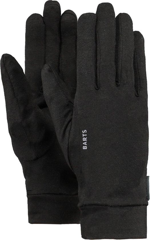 Barts Liner Gloves Unisex Handschoenen - Black - Maat S/M