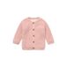 Noppies baby katoenen gebreid vest - roze